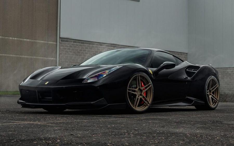 Ferrari 488 GTB by Titan Motorworks on ADV.1 Wheels (ADV05 M.V2 CS) '2019